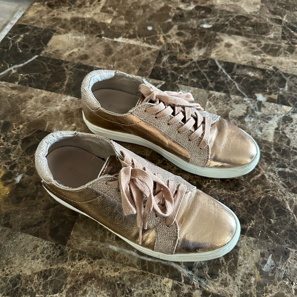 Women's Metallic Sneakers